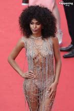 Leila Depina Flashes Her Sexy Nude Tits At Cannes Red Carpet Aznude