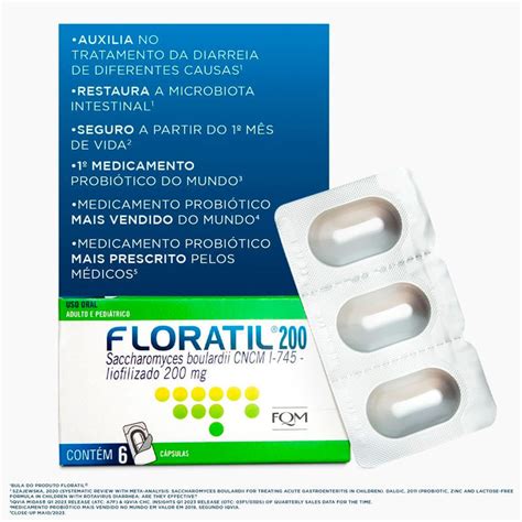 Como Tomar O Floratil - Floratil 200mg 6 Cápsulas: Como Tomar, Para que Serve, Preço