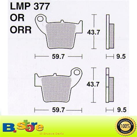 Bremsbeläge Paar Bremse Sinter Offroad AP RACING Honda Crf 150 R 2007