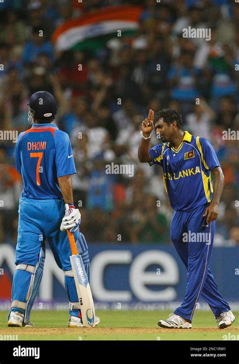 Sri Lanka S Muttiah Muralitharan Right Gestures As India S Captain