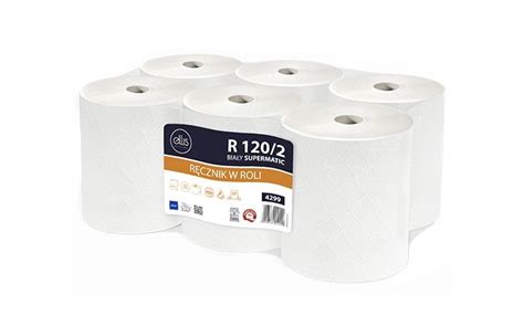 Ręcznik biały ELLIS Professional Supermatic celuloza 2W 120m 20 2cm