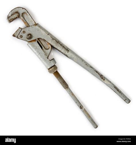 Old Adjustable Spanner Stock Photo Alamy