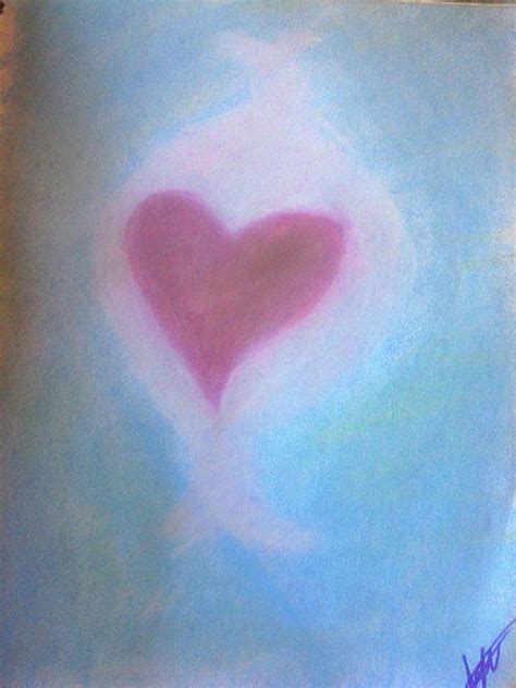 Ocean Heart Pastel By Alisha Anderson Pixels