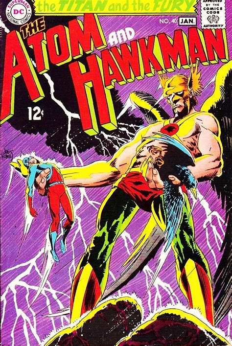 Atom And Hawkman Vol December Cover Artists Joe Kubert The