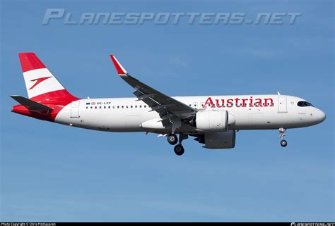 Oe Lzp Austrian Airlines Airbus A N Photo By Chris Pitchacaren