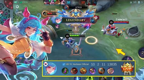 Cara Main Cici Lawan Yu Zhong Dan Grock Di Exp Lane Cici Best Build