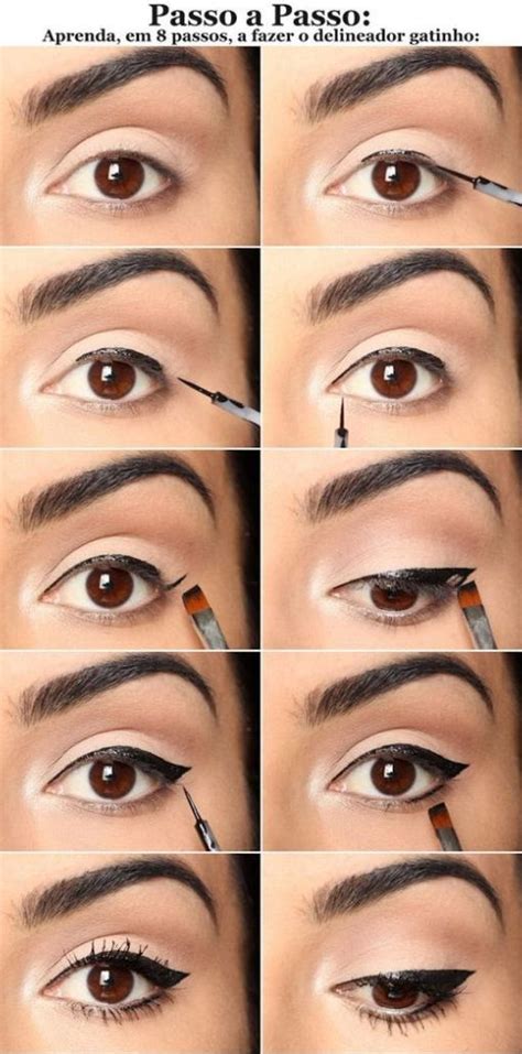 10 Easy Step By Step Eyeliner Tutorials For Beginners Eye Makeup Simple Eye Makeup Eyeliner