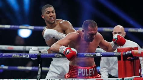 Boxe Anthony Joshua Passe Un Puissant K O Kubrat Pulev Au E