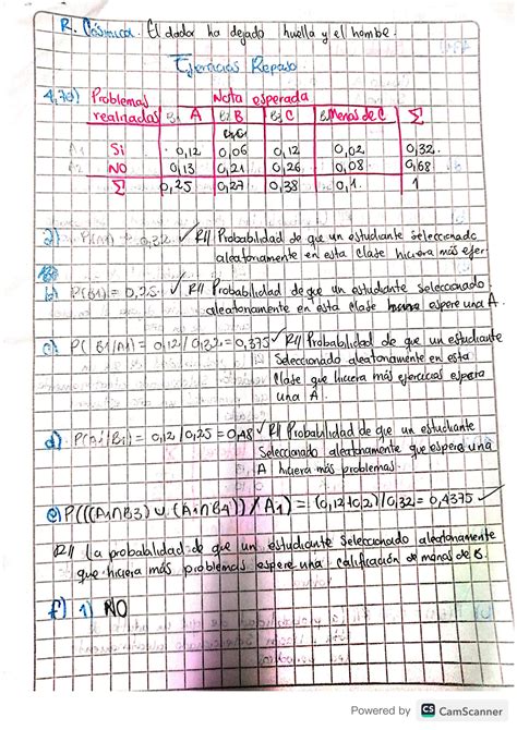 Solution Ejercicios De Repaso Estad Stica Studypool