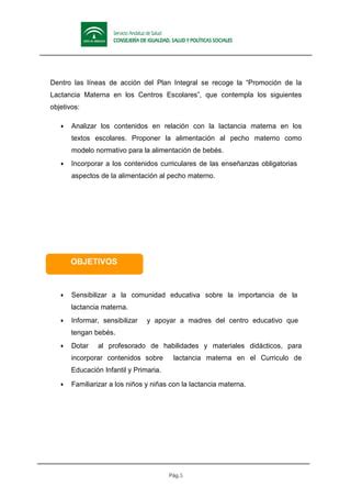 Lactancia Materna En El Entorno Educativo Pdf