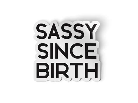 Water Bottle Stickers Sarcastic Sticker Laptop Decals Sassy Since Birth