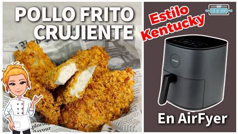 C Mo Hacer Pollo Empanado En Air Fryer En Poco Tiempo De Comer A Parte