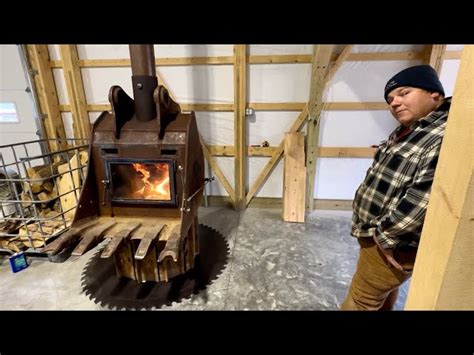 Excavator Bucket Wood Stove Build Part