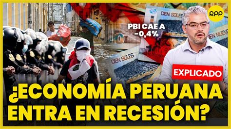 Recesión 2023 Por qué la economía peruana se desacelera