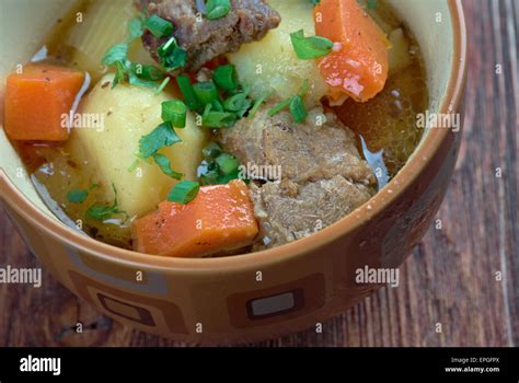 Cawl Welsh Dish Stock Photo Alamy