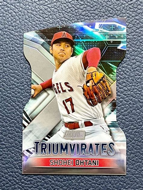 Yahooオークション 大谷翔平2023 Topps Stadium Club Triumvirate