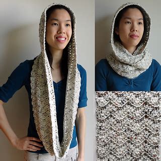 Ravelry Hooded Chevron Cowl Pattern By Rachel Choi