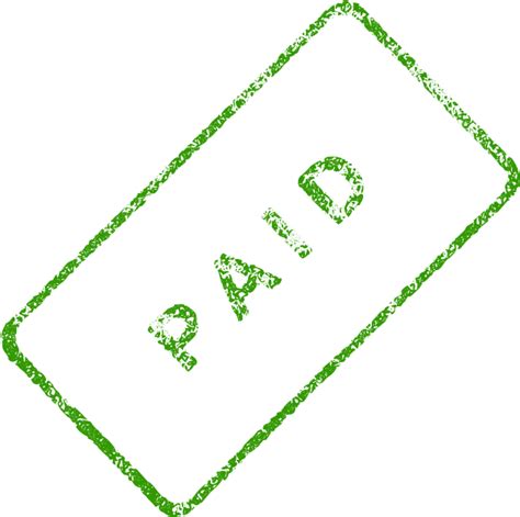 Faded Paid Stamp Clip Art at Clker.com - vector clip art online ...