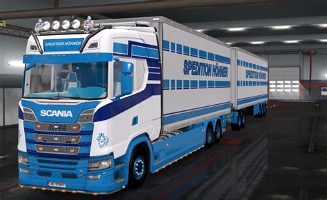 Scania S Tandem Spedition Höhner 133x Ets2 Mods Download