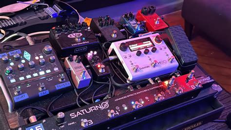 Pedalboard Tonex One Kemper Player Saturno Midi Mxr Eventide