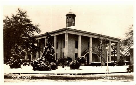 Claiborne Parish Courthouse Undated Post Card Of Courthous Flickr