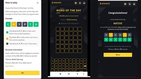 Binance Word Of The Day Answers Binance New WODL Theme Web3 Gaming