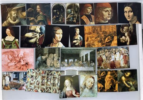 Assorted Leonardo Da Vinci Prints – MSU Surplus Store