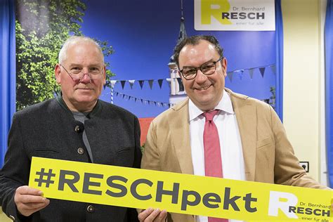 Herzlich Willkommen Dr Bernhard Resch