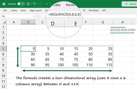 How To Use The Excel Sequence Function Quick Guide Excelkid