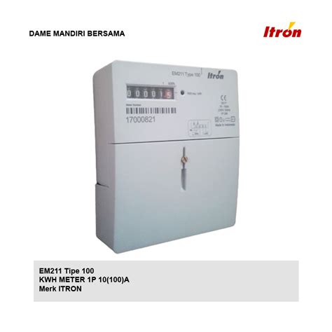 Kwh Meter Phase Itron