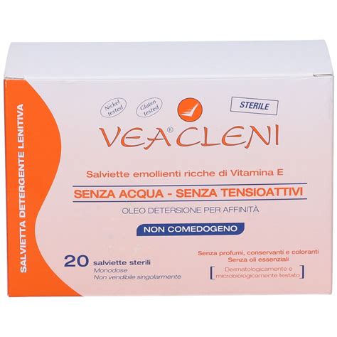 Vea Cleni Salviette Detergenti Sterili Pz Redcare