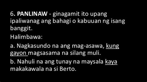 Gamitin Ang Angkop Na Mga Piling Pang Ugnay Sa Pagsasalaysay Na Nasa Loob Ng Kahon Sakahala