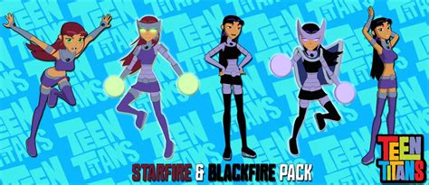 Teen Titans Starfire And Blackfire 3d Model Pack Rigged Fbx