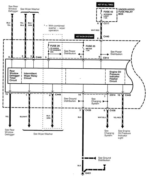 Acura Integra 2000 2001 Wiring Diagrams Computer Data Lines