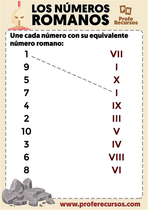 Actividades De Numeros Romanos Para Niños Profe Recursos D73