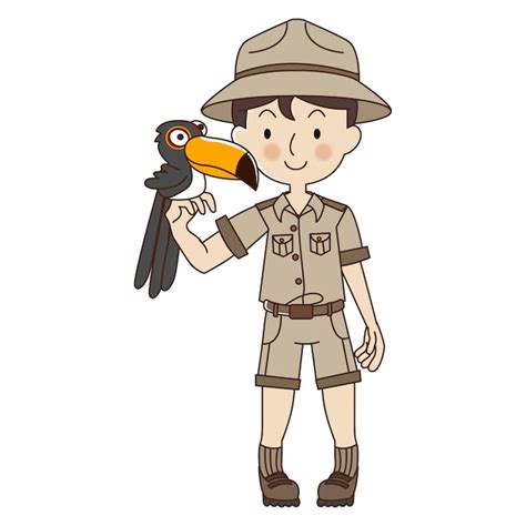 Premium Vector Zookeeper Man