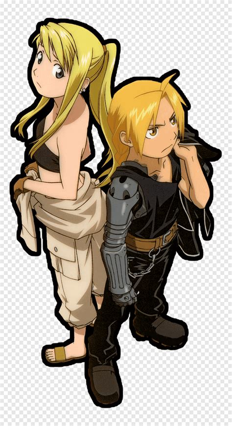 Winry Rockbell Edward Elric Alphonse Elric Fullmetal Alchemist Anime