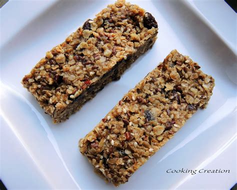 Cooking Creation Homemade Chewy Granola Bars