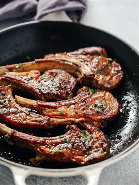 Garlic Butter Lamb Chops Recipe Primavera Kitchen