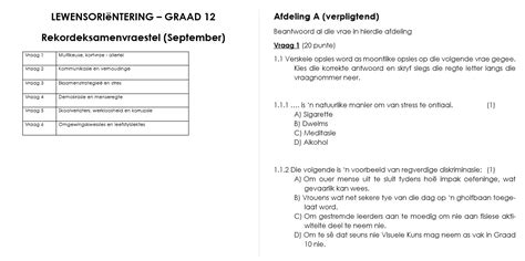 Graad 12 Lewensoriëntering September Vraestel en MEMO 2023 1