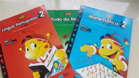 Livro Escolar Alfa Ano E Ano Mat E Meio E Pt Manuais E Fichas