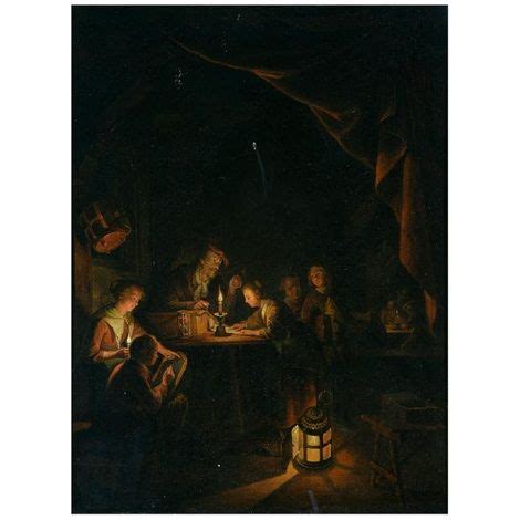 Studying By Candle Light Petrus Van Schendel WikiArt Org