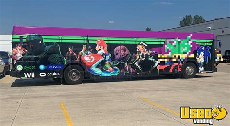 Huge 2004 Gillig Mobile Gaming Party Bus Video Game Truck For Sale