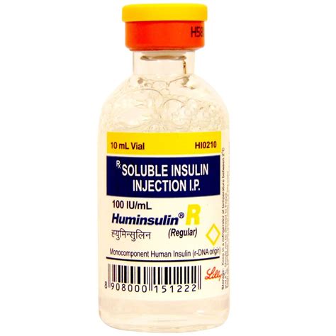 Huminsulin R Iu Ml Solution For Injection Ml Price Uses Side