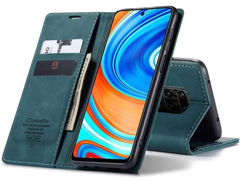 CaseMe BookCase Blauw Xiaomi Redmi Note 9 Pro 9S Hoesje