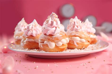 Profiteroles Rellenos De Crema Chantilly La Reposterita