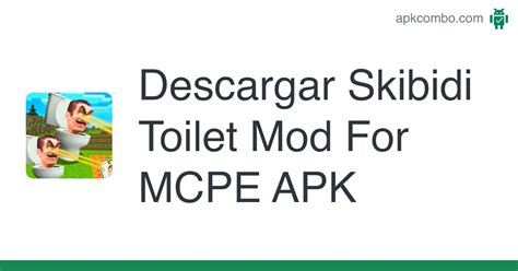 Skibidi Toilet Mod For Mcpe Apk Android App Descarga Gratis