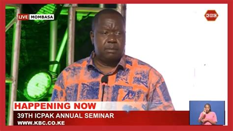 Interior CS Fred Matiang I S Speech During The 39th ICPAK Annual