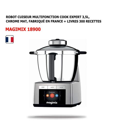 Robot Cuiseur Multifonction Magimix Cook Expert 18900 3 5L Chrome Mat