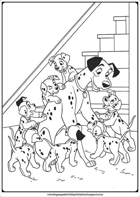 101 Dalmatians Coloring Pages Printable